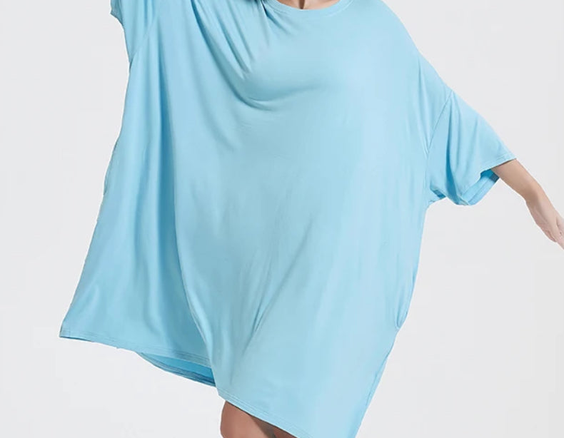 Oversize Sleep Shirt with Pockets
