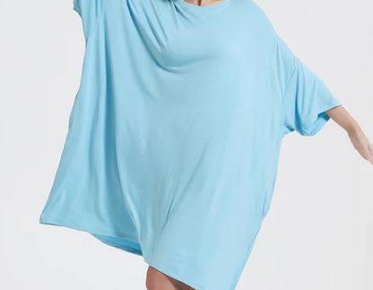Oversize Sleep Shirt with Pockets