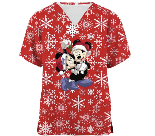 Mickey Christmas Scrub